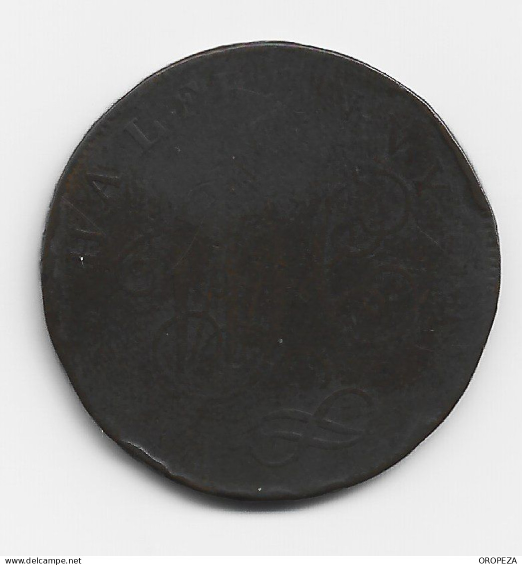 T72  -  GRAN BRETAÑA -  1797 Staffordshire-Stafford Half-Penny Token W. Horton - Autres & Non Classés