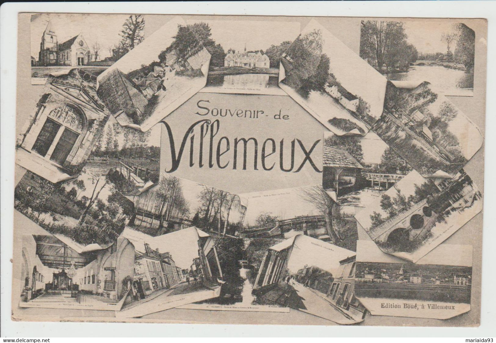 VILLEMEUX SUR EURE - EURE ET LOIR - CARTE MULTIVUES - Villemeux-sur-Eure