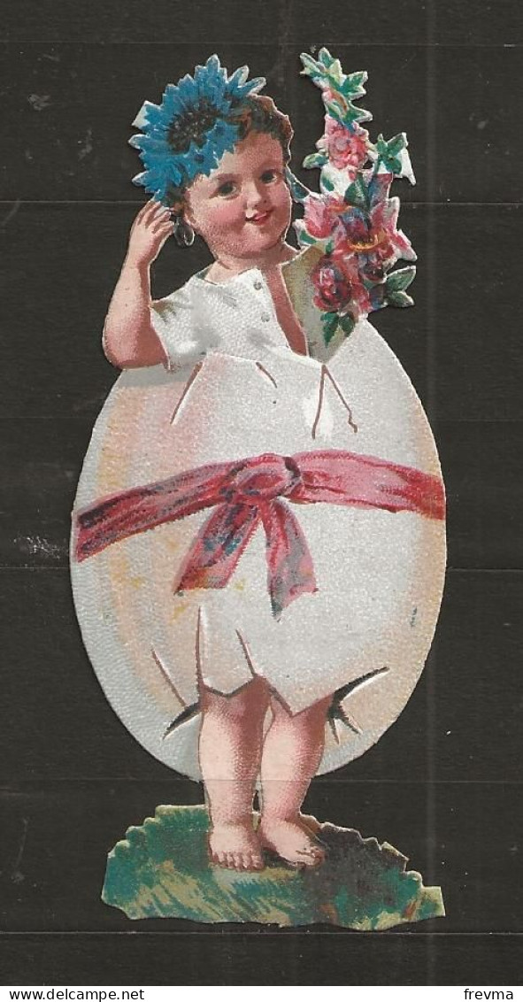 Découpis Oeufs De Paques Année 1900 - Motiv 'Ostern'