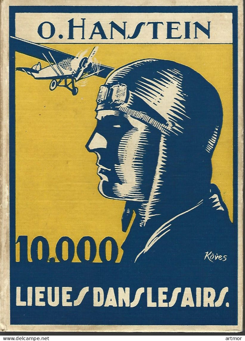 O  HANSTEIN - 10 000 LIEUES DANS LES AIRS - NATHAN - AVENTURES ET VOYAGES - 1946 - SF-Romane Vor 1950