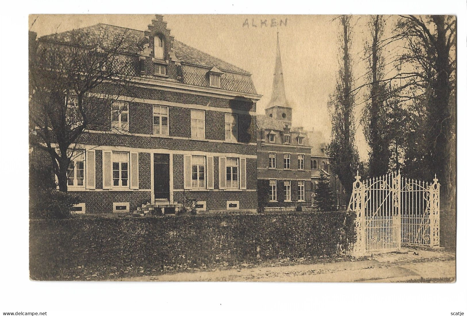 Alken,   Retraitehuis.   (Hasselt)   -   1927   Naar   Antwerpen - Alken