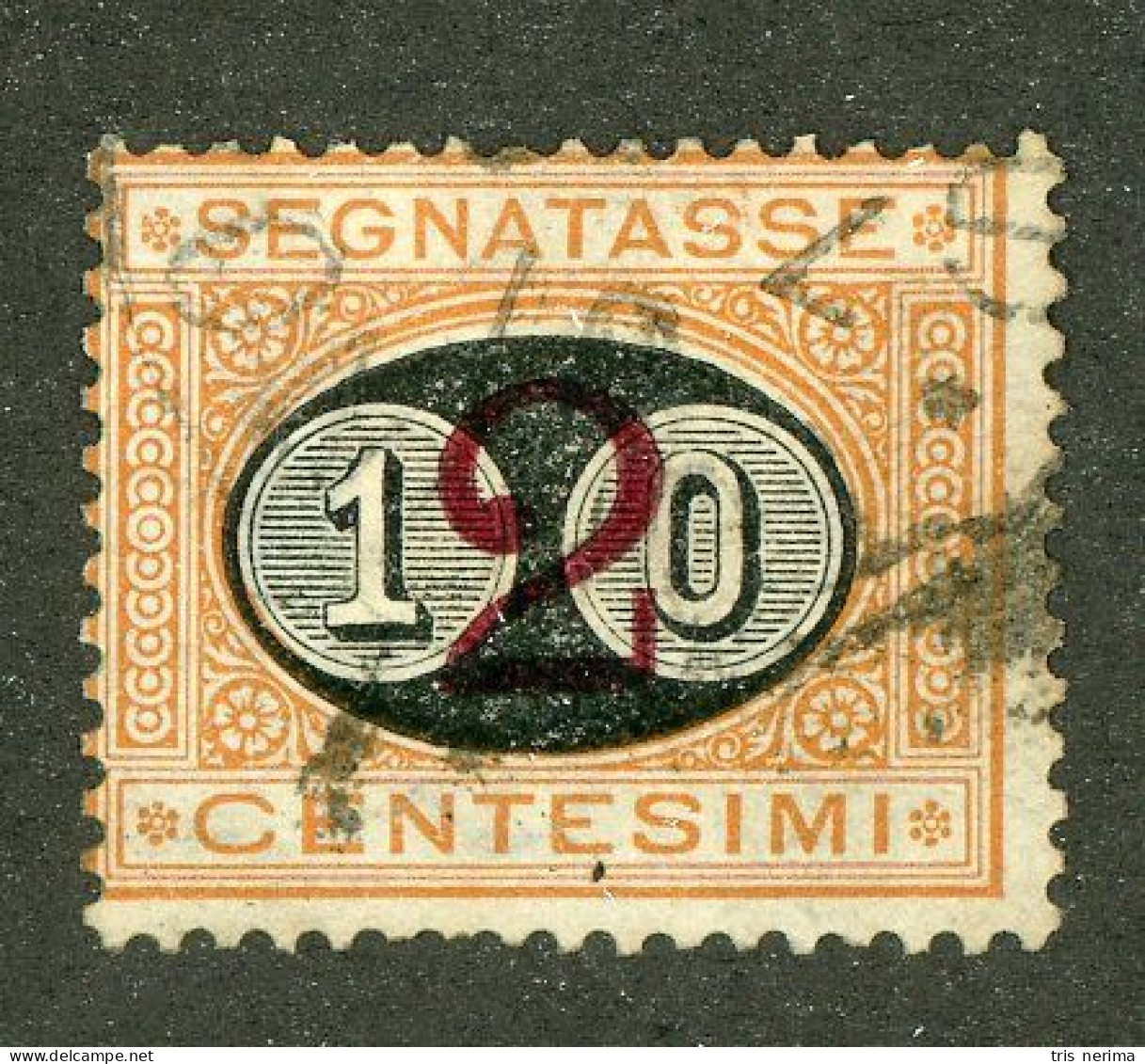 961 Italy 1870 Scott #J25 Used (Lower Bids 20% Off) - Portomarken