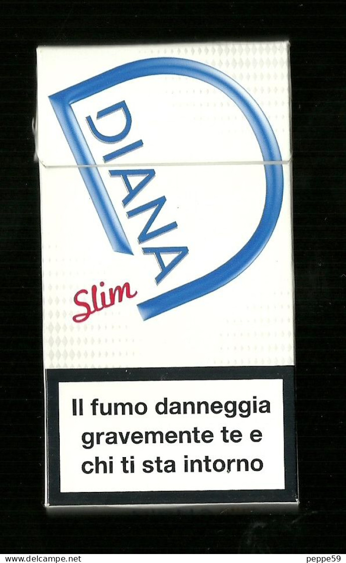 Tabacco Pacchetto Di Sigarette Italia - Diana Slim 20 Pezzi Bis ( Vuoto ) - Zigarettenetuis (leer)