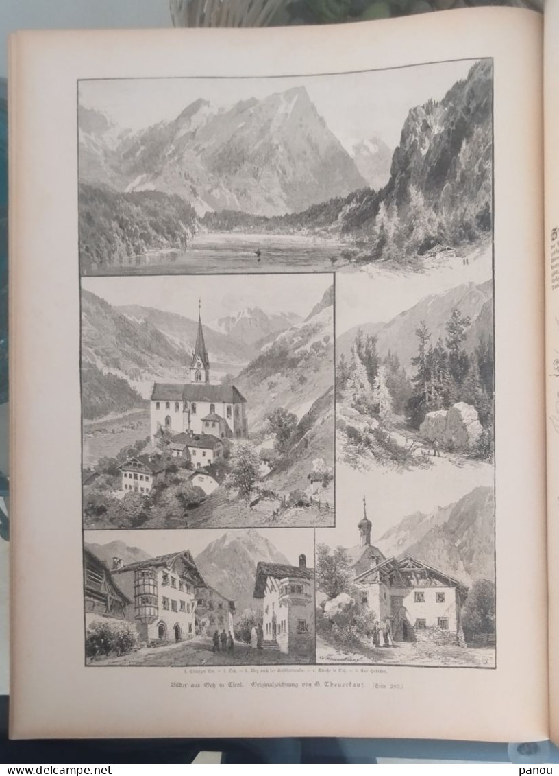 Über Land Und Meer 1893 Band 69 Nr 13. NEUJAHR NEW YEAR. MUNCHEN. TIROL - Autres & Non Classés