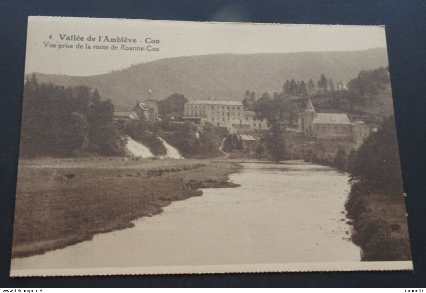 Vallée De L'Amblève - Coo - Vue Prise De La Route De Roanne-Coo - Photo Belge Lumière, Brux. - # 4 - Stavelot