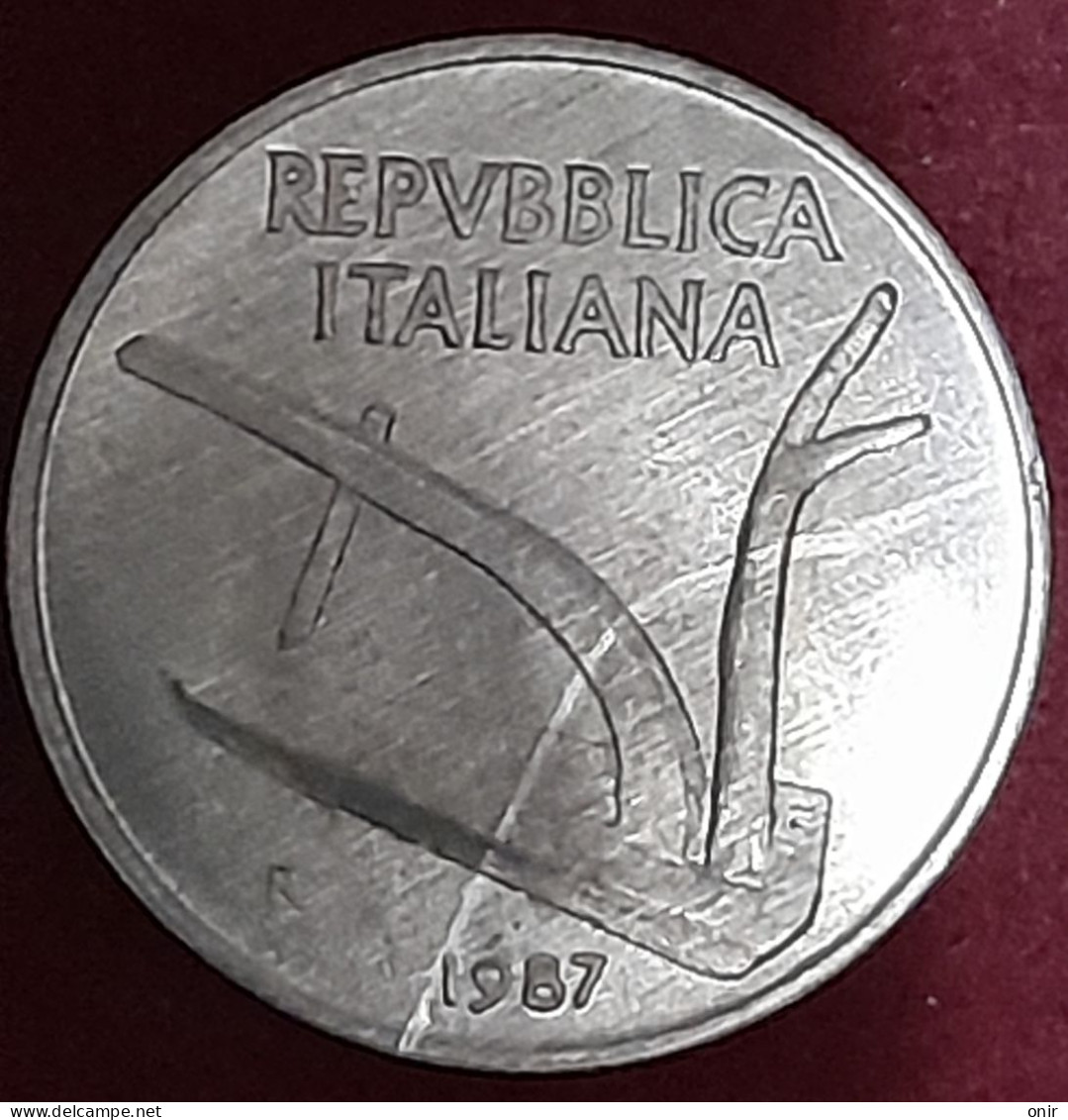 Errore Di Conio 10 Lire 1987 Repubblica Italiana Fdc - Abarten Und Kuriositäten