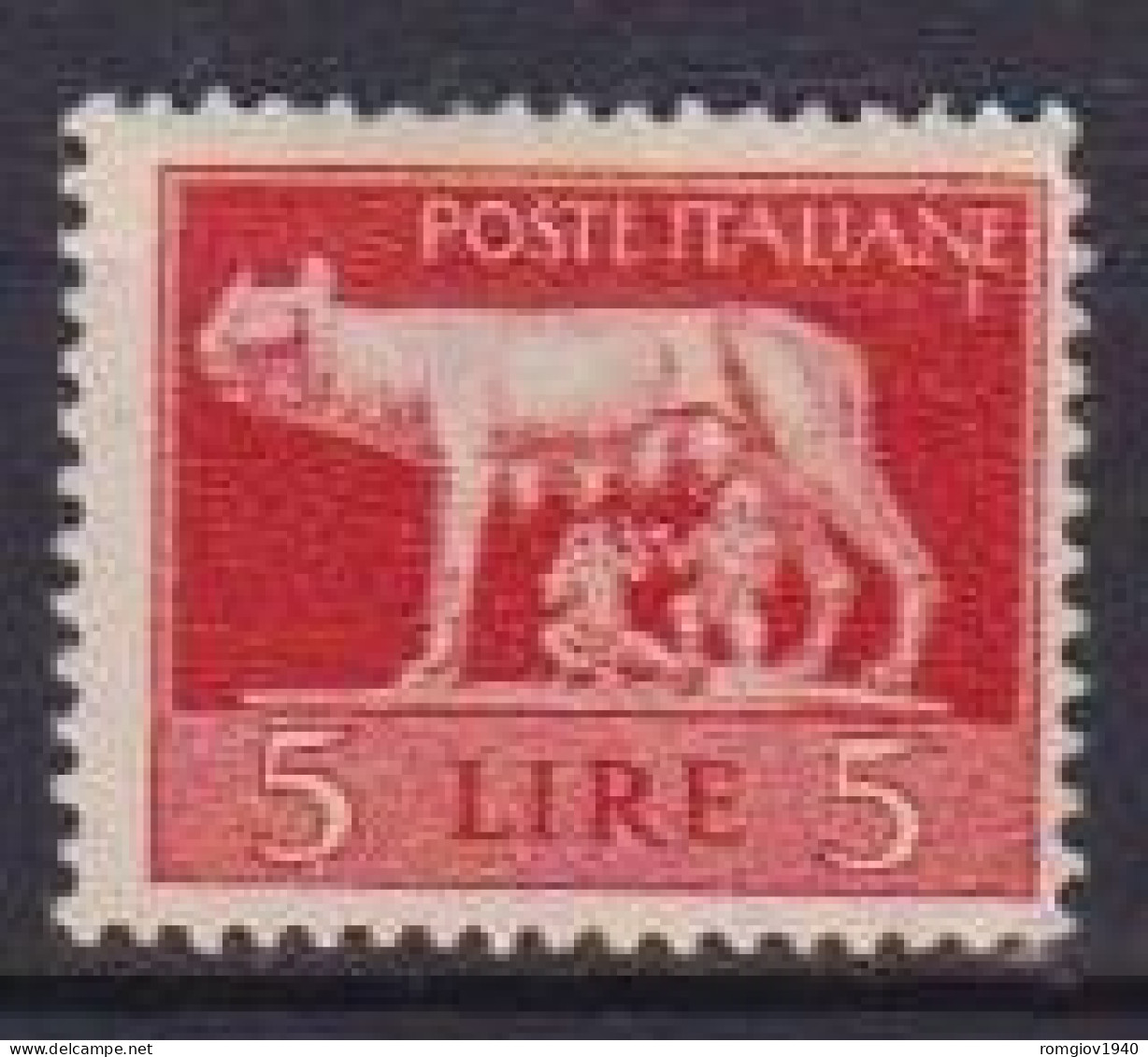 REGNO D'ITALIA LUOGOTENENZA 1945 IMPERIALE SENZA FASCI SASS. 534   MLH VF - Gebraucht