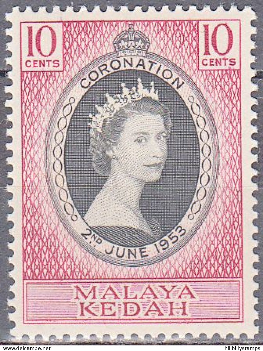 MALAYA--KEDAH   SCOTT NO 82  MINT HINGED  YEAR 1953 - Kedah