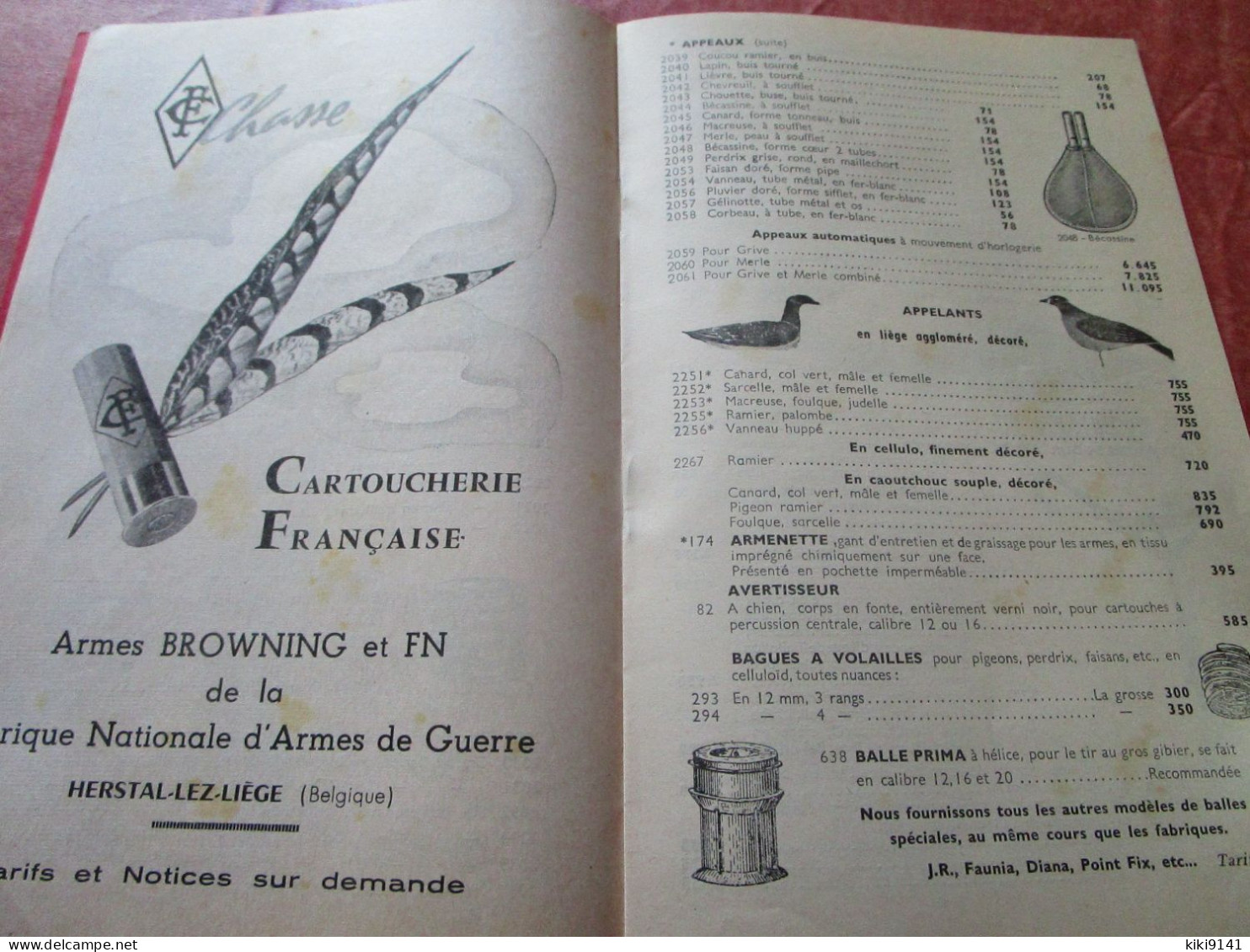 CHASSE-TIR-DÉFENSE - René COSSON & Cie - Catalogue 48 Pages Dont 40 Illustrées - Fischen + Jagen