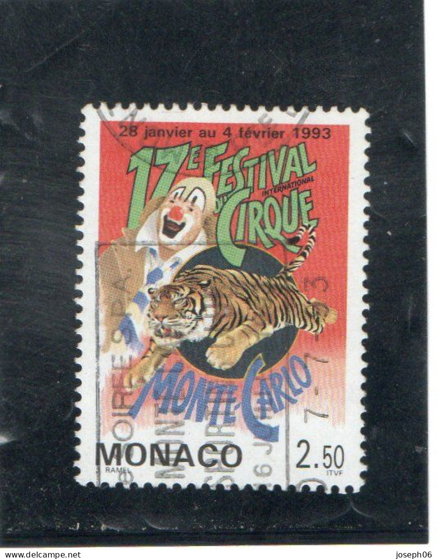 MONACO    1993  Y.T. N° 1854  Oblitéré - Usati