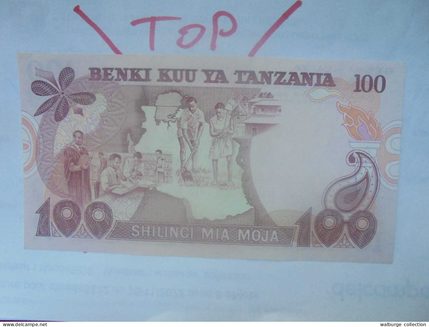 TANZANIE 100 SHILLINGS 1977 Neuf (B.30) - Tanzanie