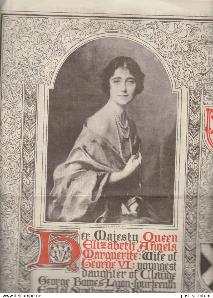 Journal - The Christian Science Monitor 22 April 1937 (inclut Une Carte Du Commonwealth) - Armoiries - Famille Royale - Histoire