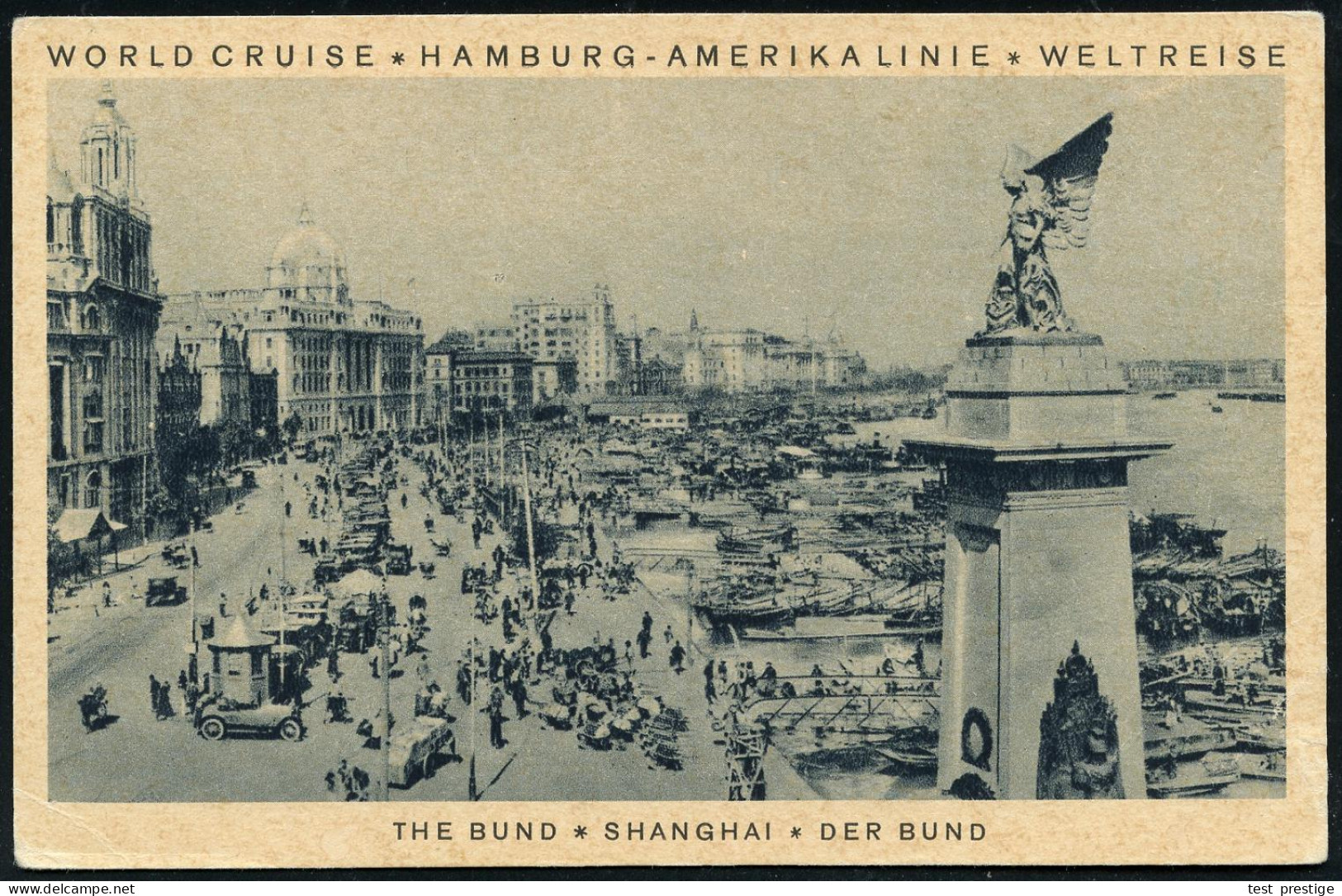 HAMBURG/ 1/ NORDLAND/ Preisausschreiben/ IN DER NORDLAND/ Jllustrierten/ HAMBURG-AMERIKA/ LI-NIE 1931 (30.3.) AFS Franco - Maritiem