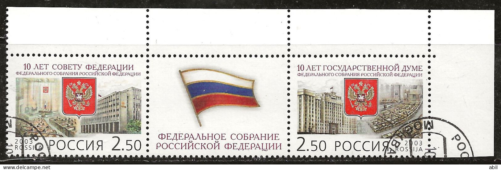 Russie 2003 N° Y&T :  6766 Et 6767 Obl. - Gebraucht