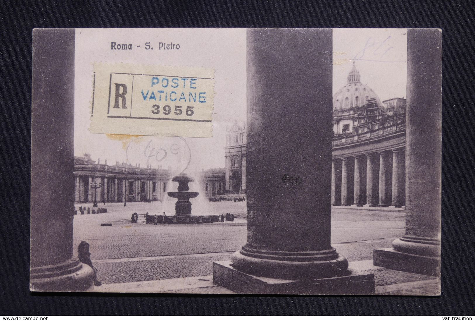 VATICAN - Carte Postale En Recommandé Pour Turin En 1939, Affranchissement Varié  - L 147014 - Brieven En Documenten