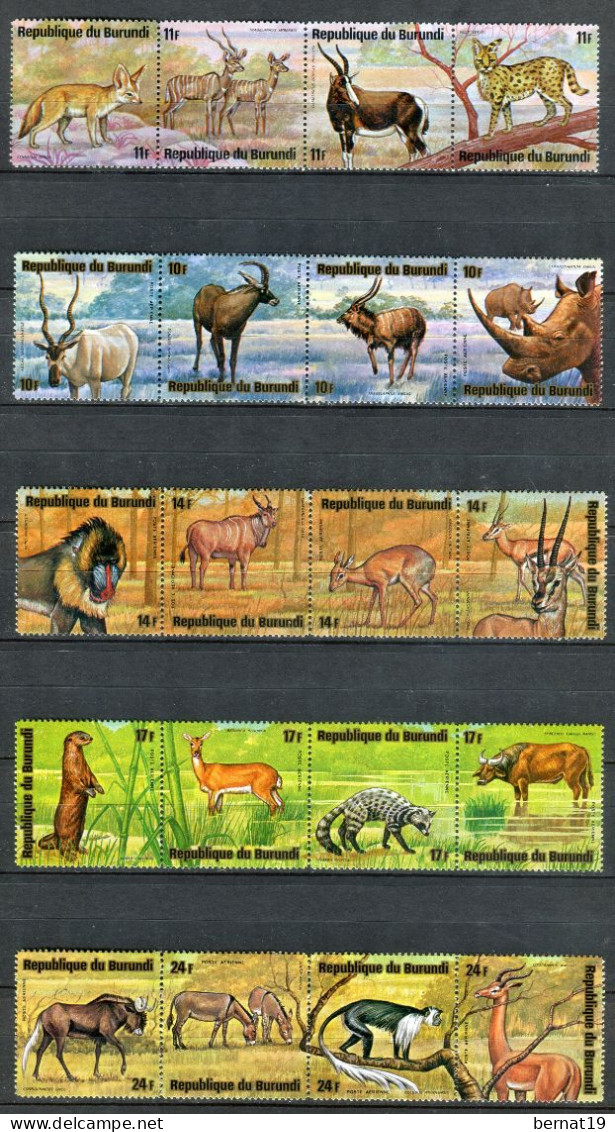 Burundi 1975. Yvert 645-68 + A 368-91 ** MNH. - Unused Stamps