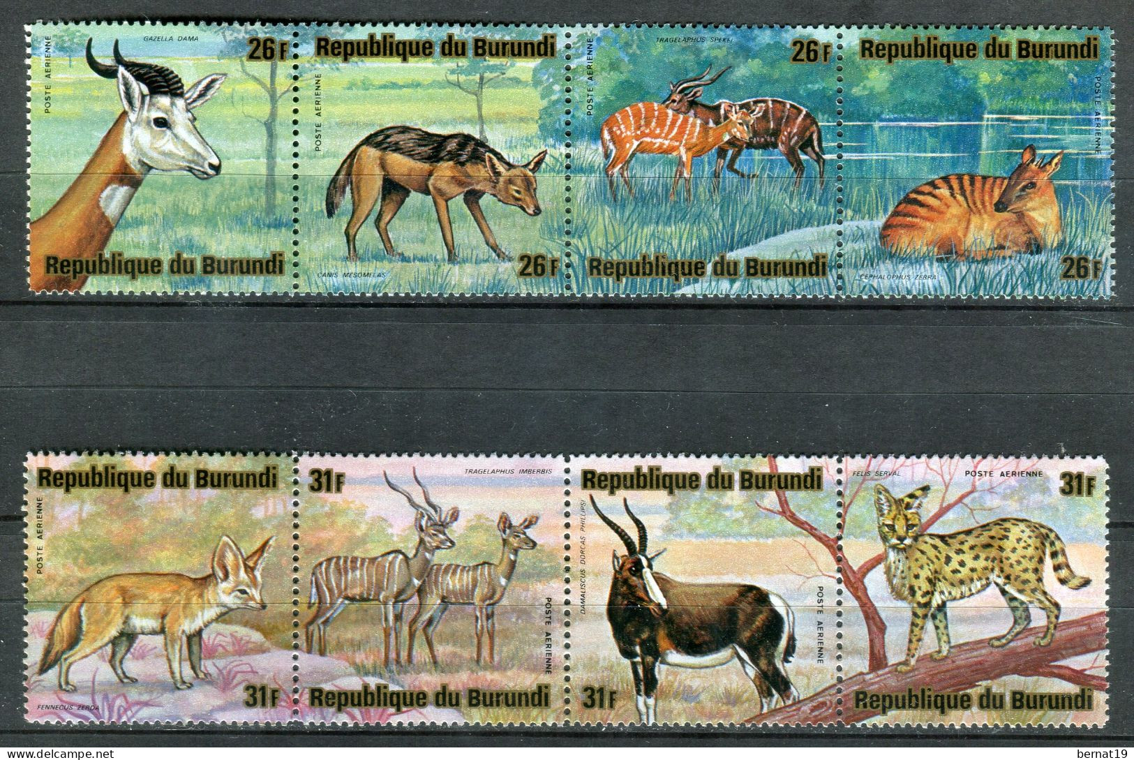 Burundi 1975. Yvert 645-68 + A 368-91 ** MNH. - Unused Stamps