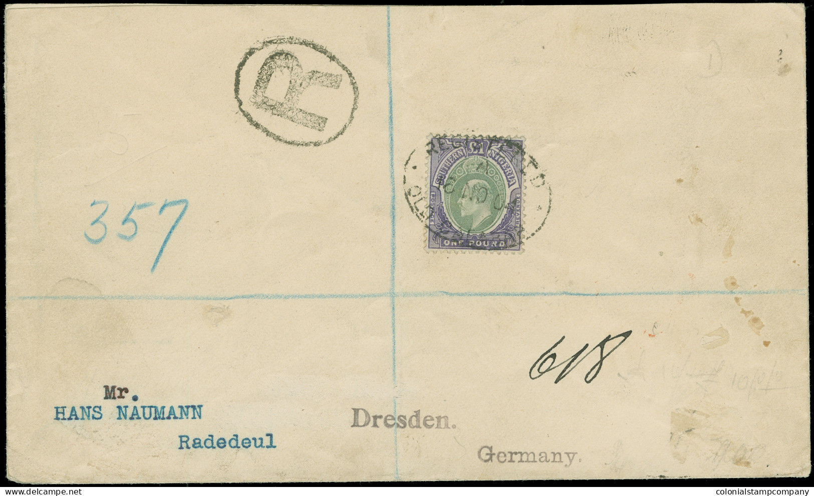 [x] Southern Nigeria - Lot No. 1569 - Nigeria (...-1960)