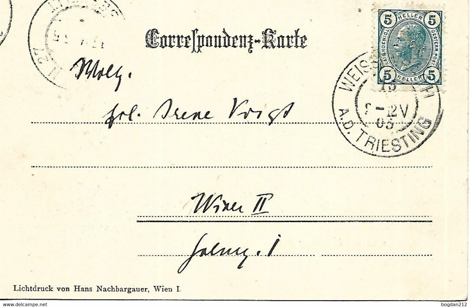 1895/1905 - UNTERBERG  MOGGENDORF , Gute Zustand , 2 Scan - Wiener Neustadt