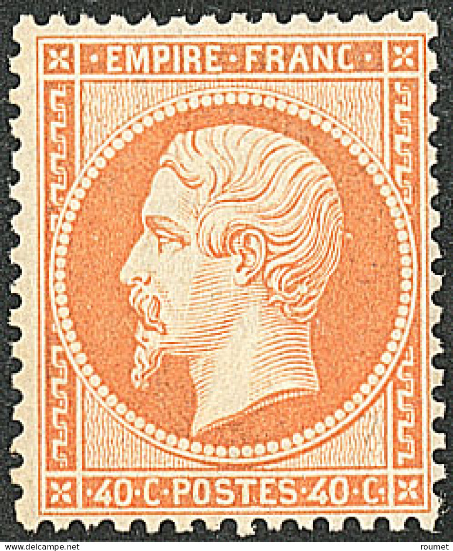 ** No 23, Orange, Très Frais. - TB. - R - 1862 Napoleon III