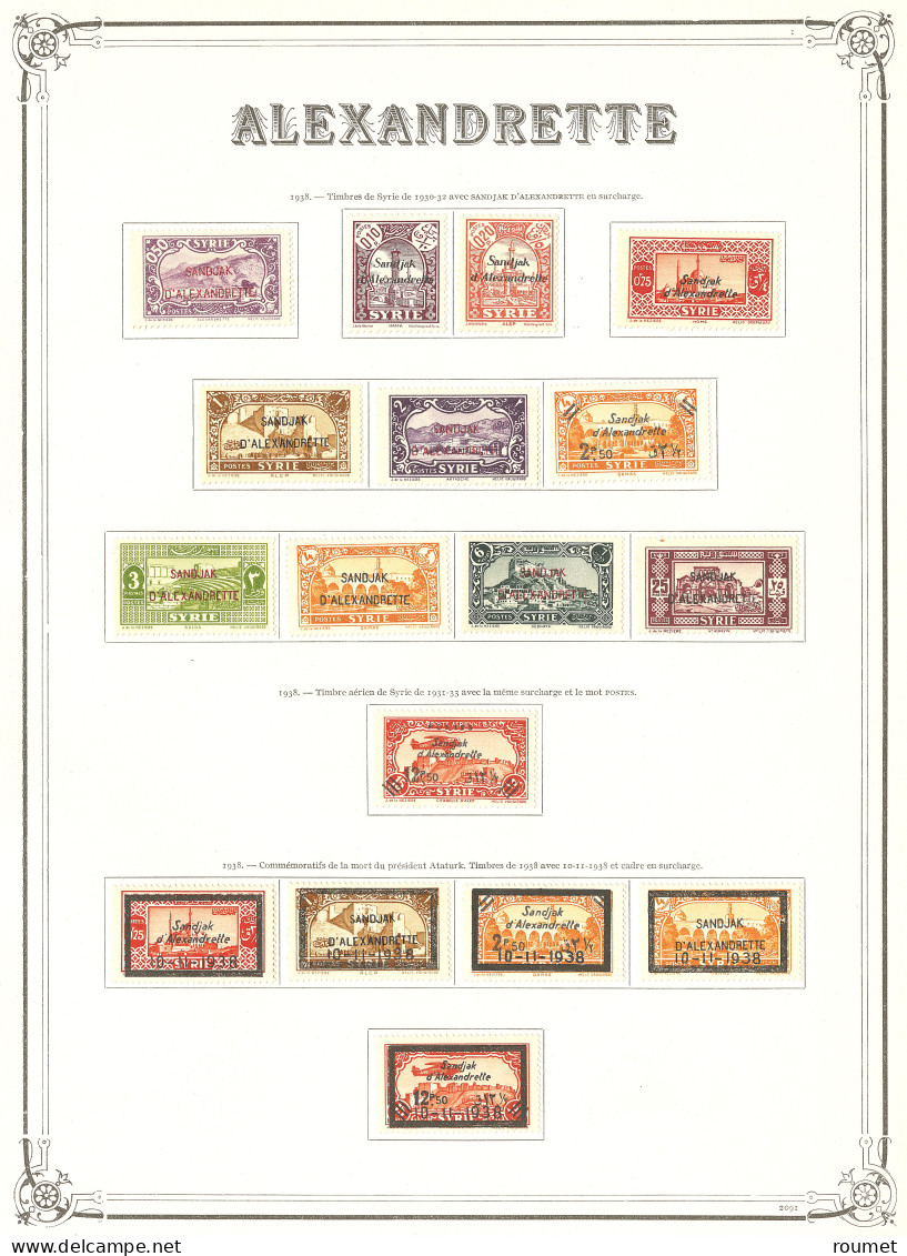 * ALEXANDRETTE. Collection. 1938 (Poste, PA, Taxe), Complète. - TB - Andere & Zonder Classificatie