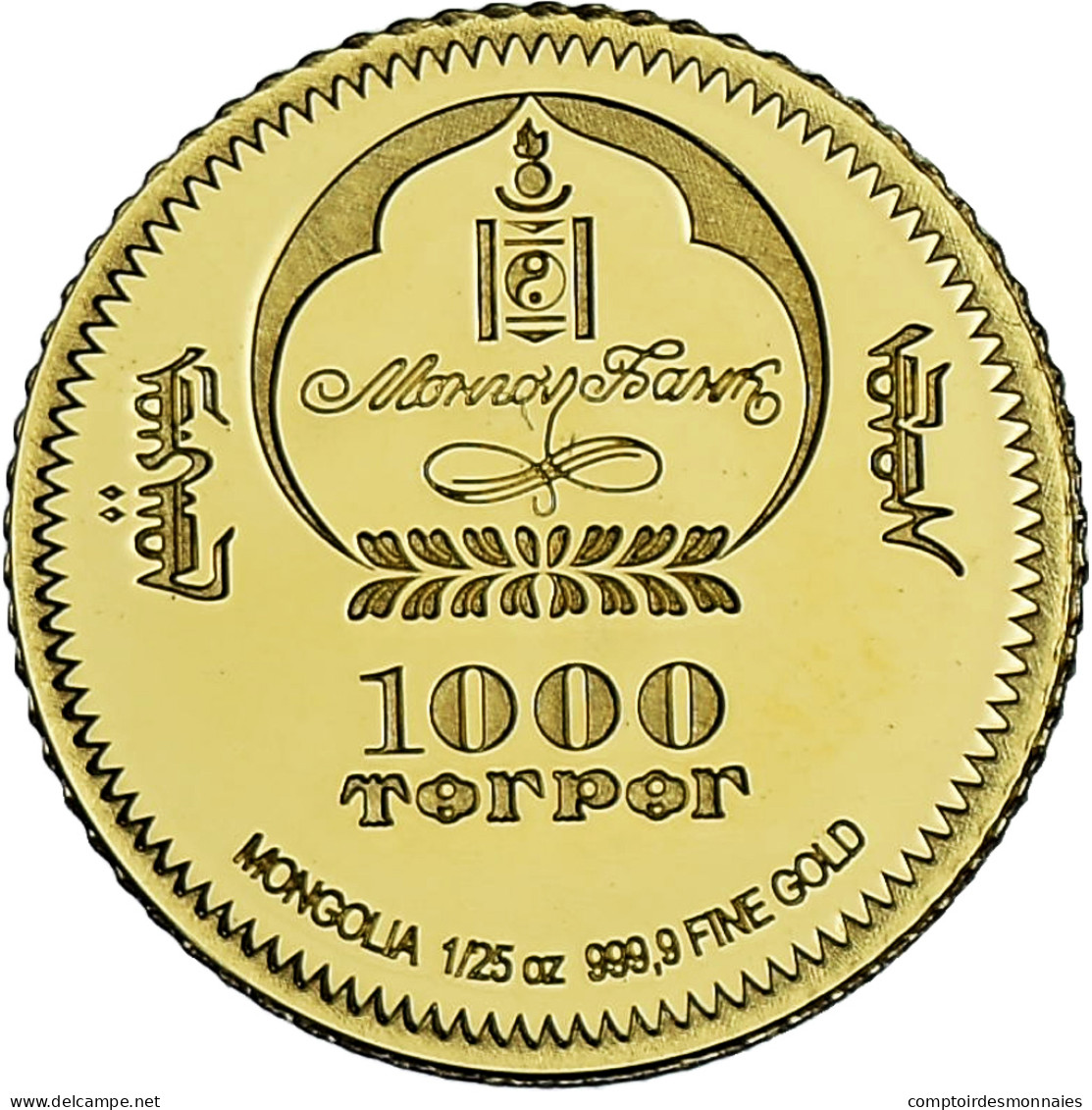 Monnaie, Mongolie, Dancing Queen, 1000 Togrog, 2006, BE, FDC, Or - Mongolei