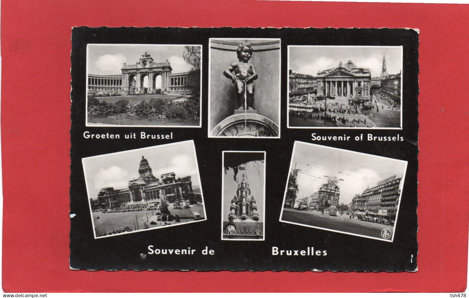 BELGIQUE---Souvenir De BRUXELLES---Souvenir Of BRUSSEL--multi-vues---voir 2 Scans - Unclassified