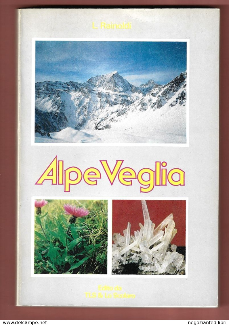 Montagna Alpi+L.Rainoldi ALPE VEGLIA.- ED.TLS Comignago-Lib-Lo Scolaro ARONA 1985 - Histoire, Philosophie Et Géographie