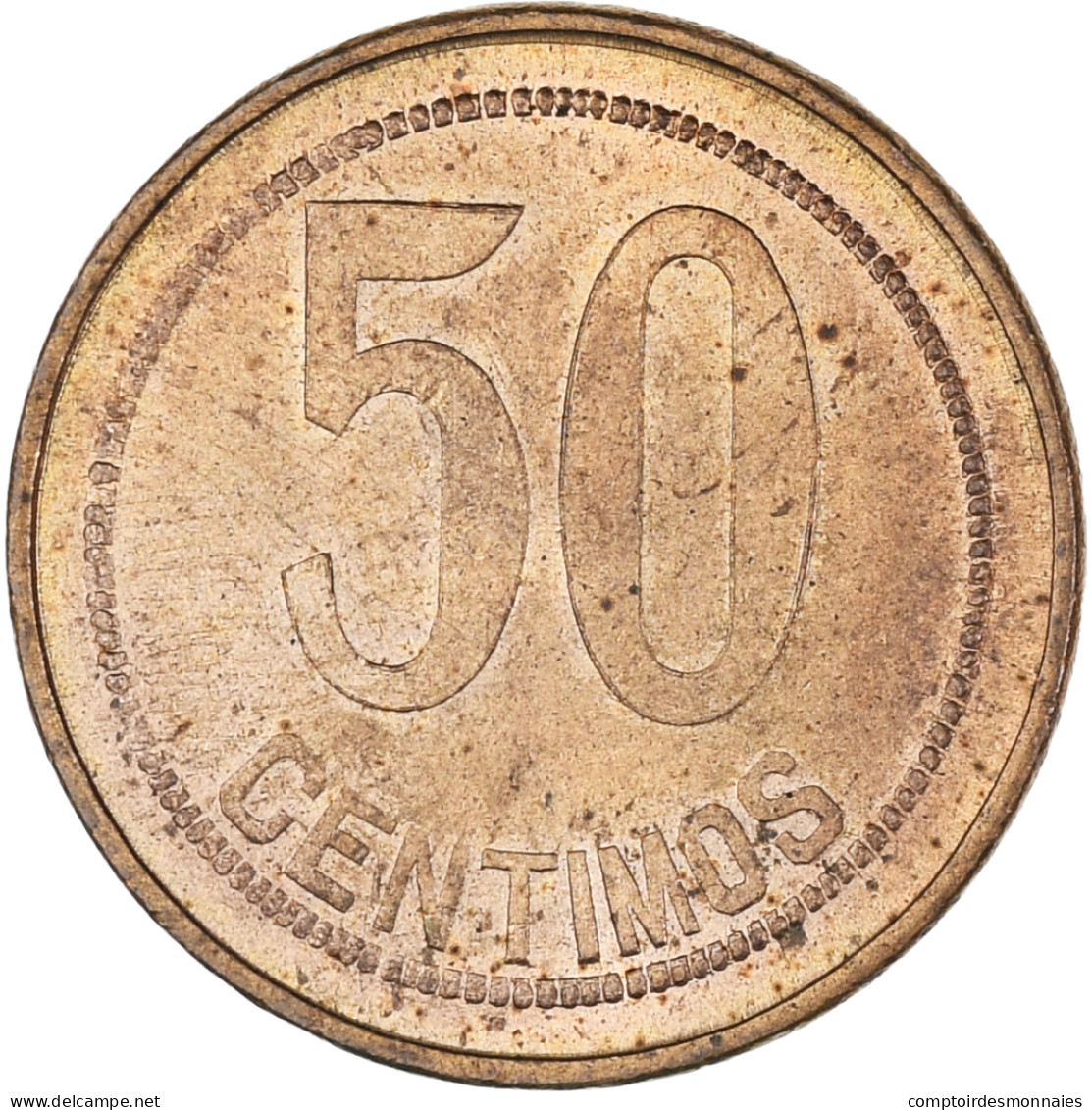 Espagne, 50 Centimos, 1936, SPL, Cuivre, KM:754 - 50 Centiemos