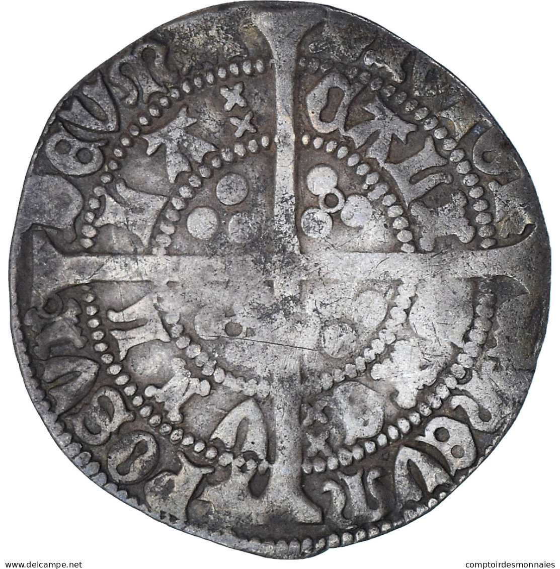 Grande-Bretagne, Henry VI, Gros, 1422-1427, Calais, TB+, Argent, Spink:1836 - 1066-1485 : Bas Moyen-Age