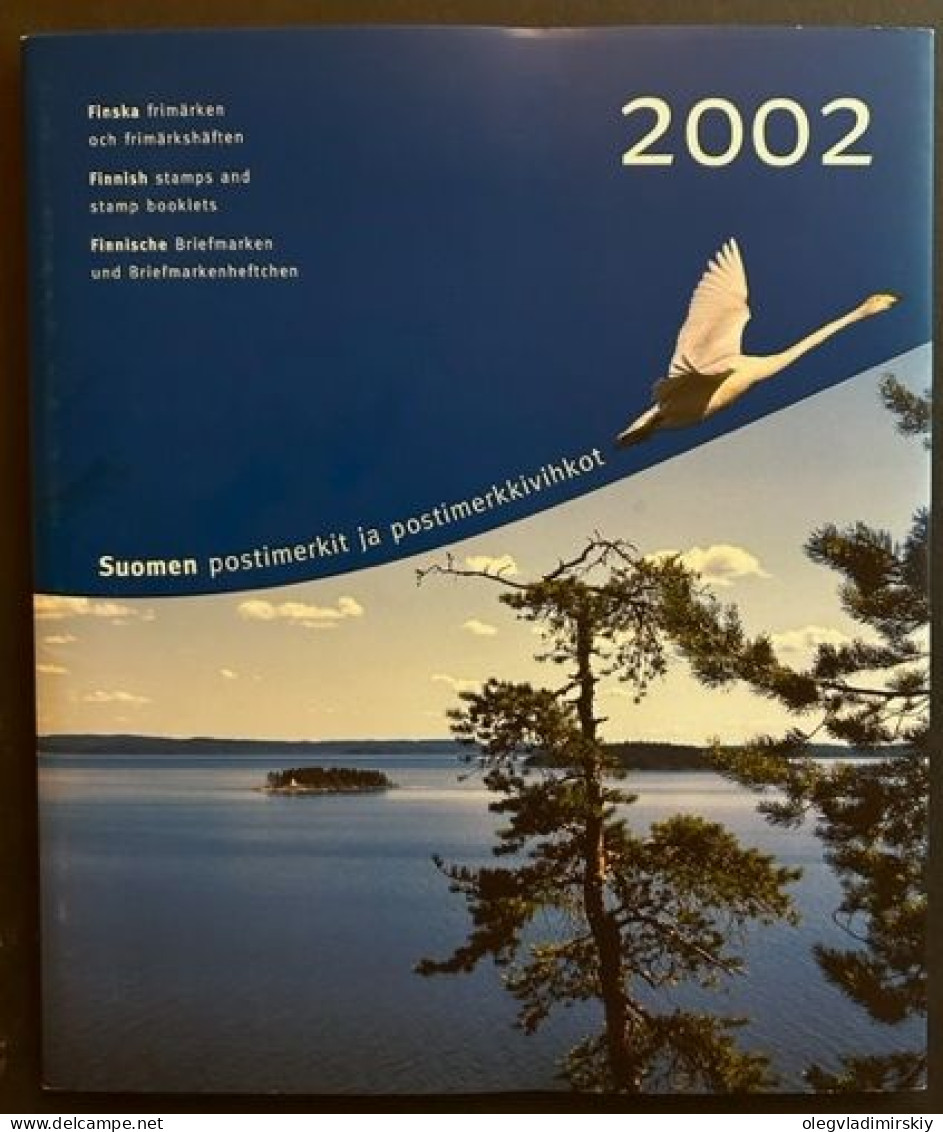 Finland Finnland Finlande 2002 Full Year Set With Booklets In Official Pack Mint - Annate Complete