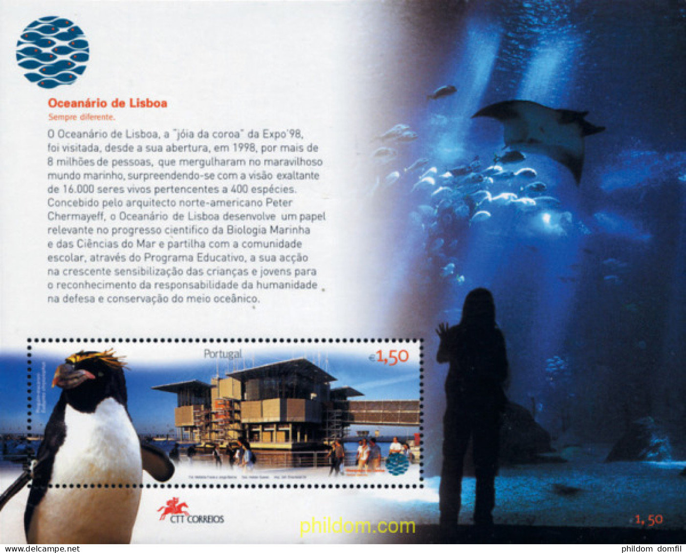 156994 MNH PORTUGAL 2004 OCEANARIUM DE LISBOA - Autres & Non Classés