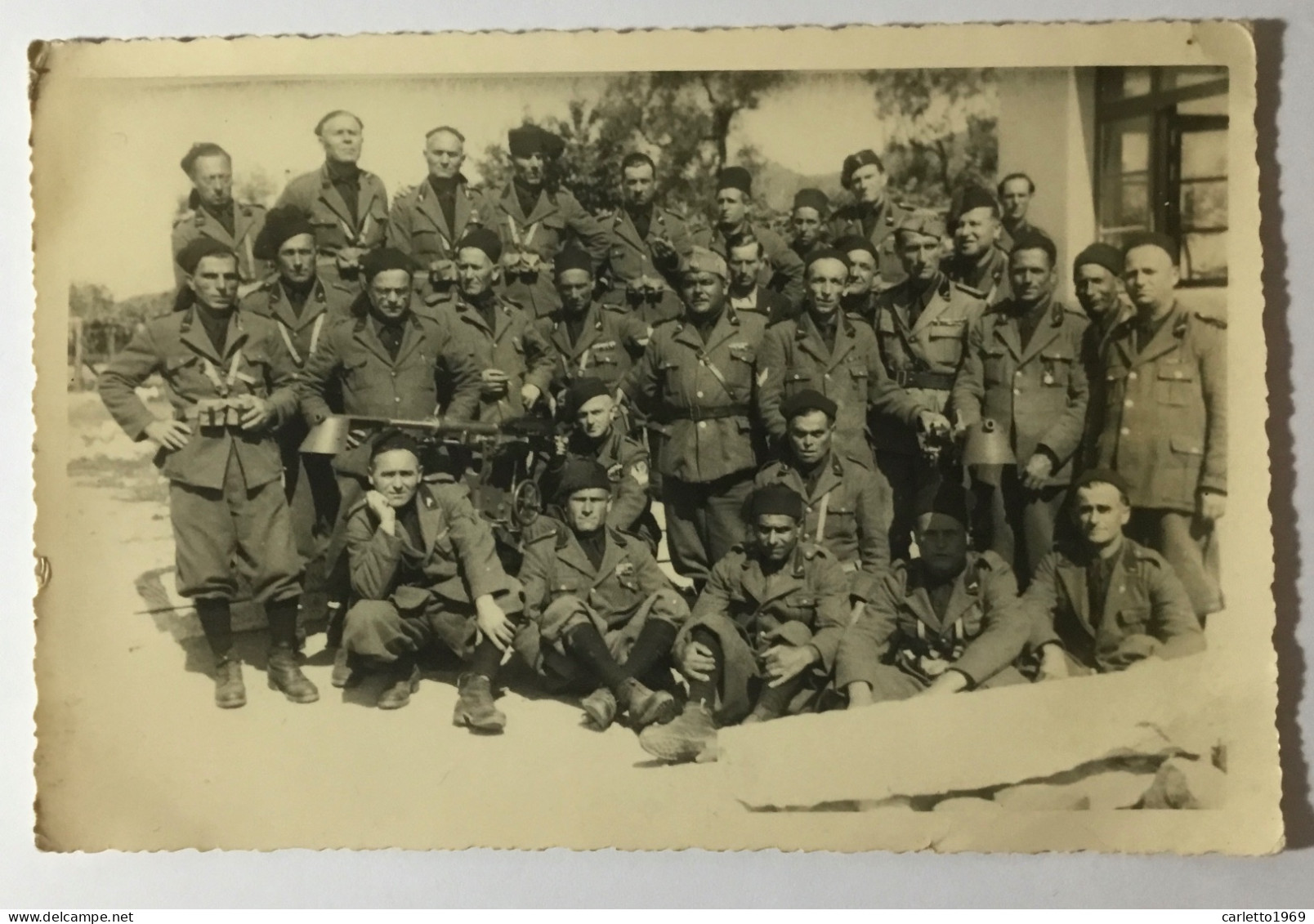 MILITARI ITALIANI ARDITI CON FEZ NERO - FOTOGRAFICA FERRANIA - NV FP - War 1939-45