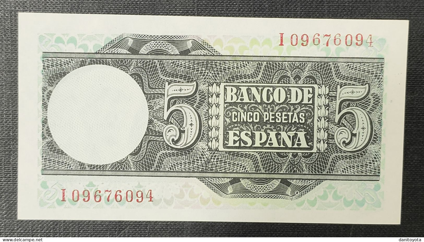 ESPAÑA. EDIFIL 455 A.  5 PTAS 15 DE MARZO DE 1948 SERIE I SIN CIRCULAR. - 5 Pesetas