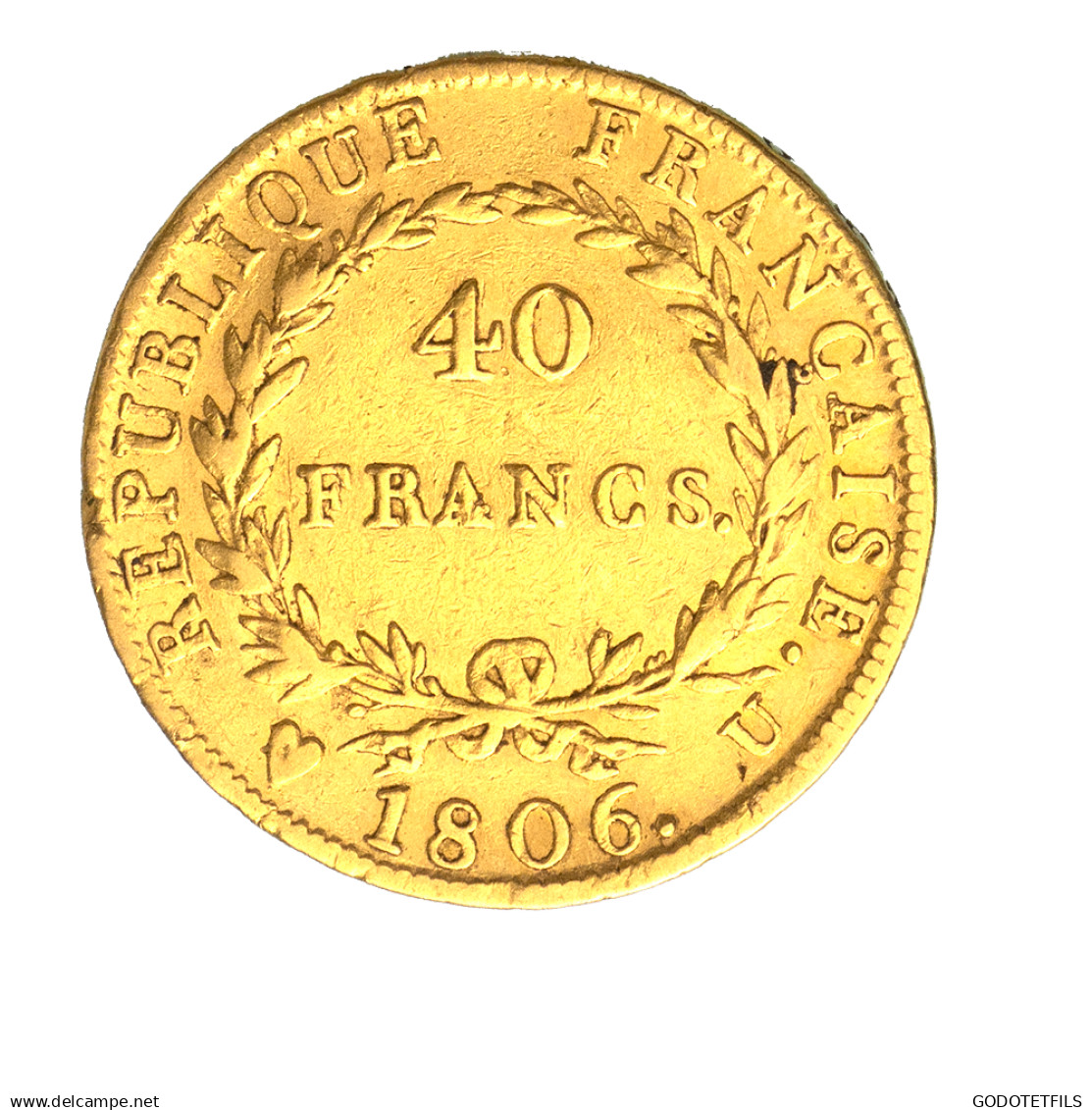 Premier Empire - 40 Francs Napoléon Ier 1806 Turin - 40 Francs (gold)