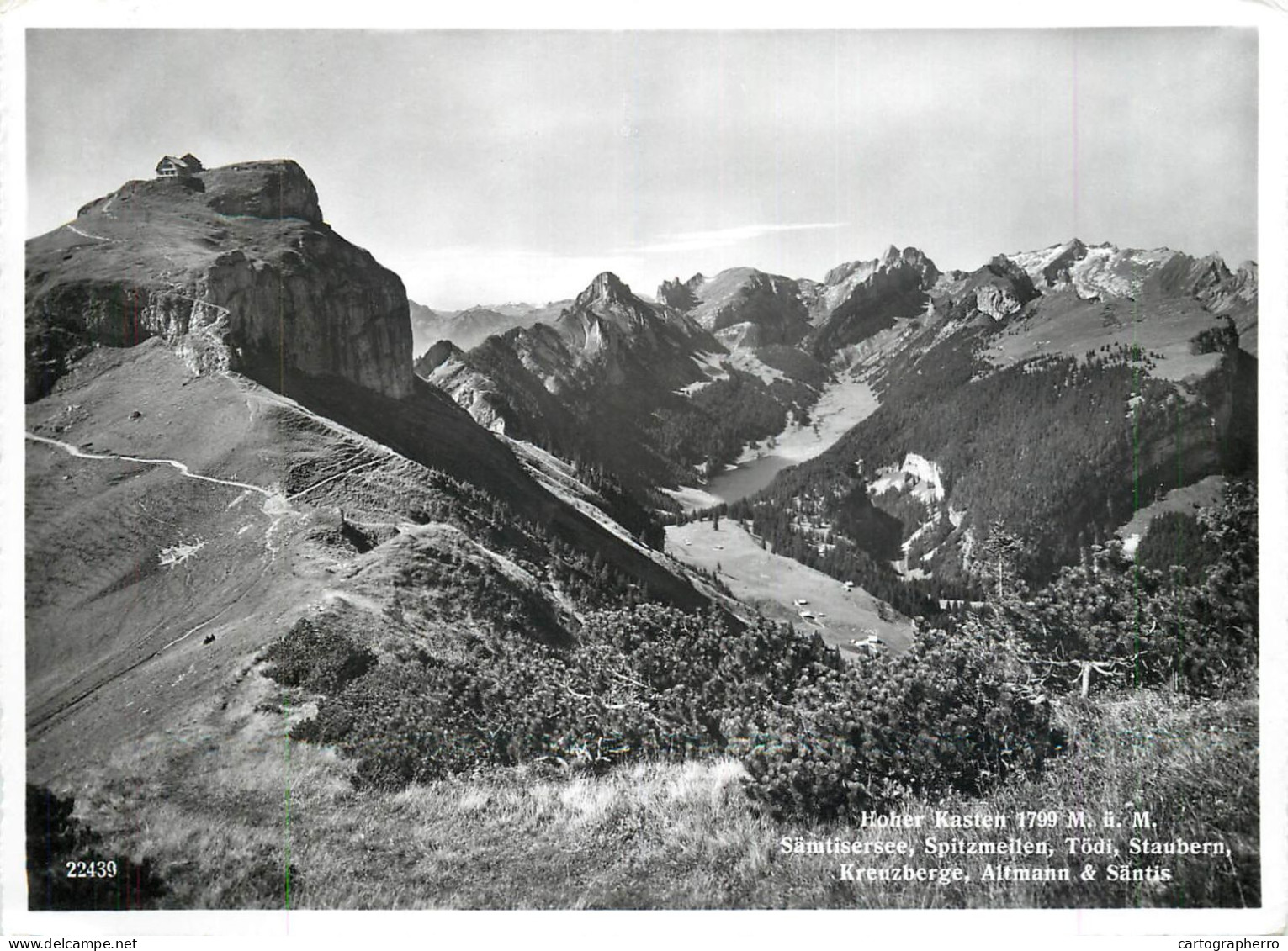 Switzerland Hoher Kasten Samtisersee Spitzmeilen - Meilen