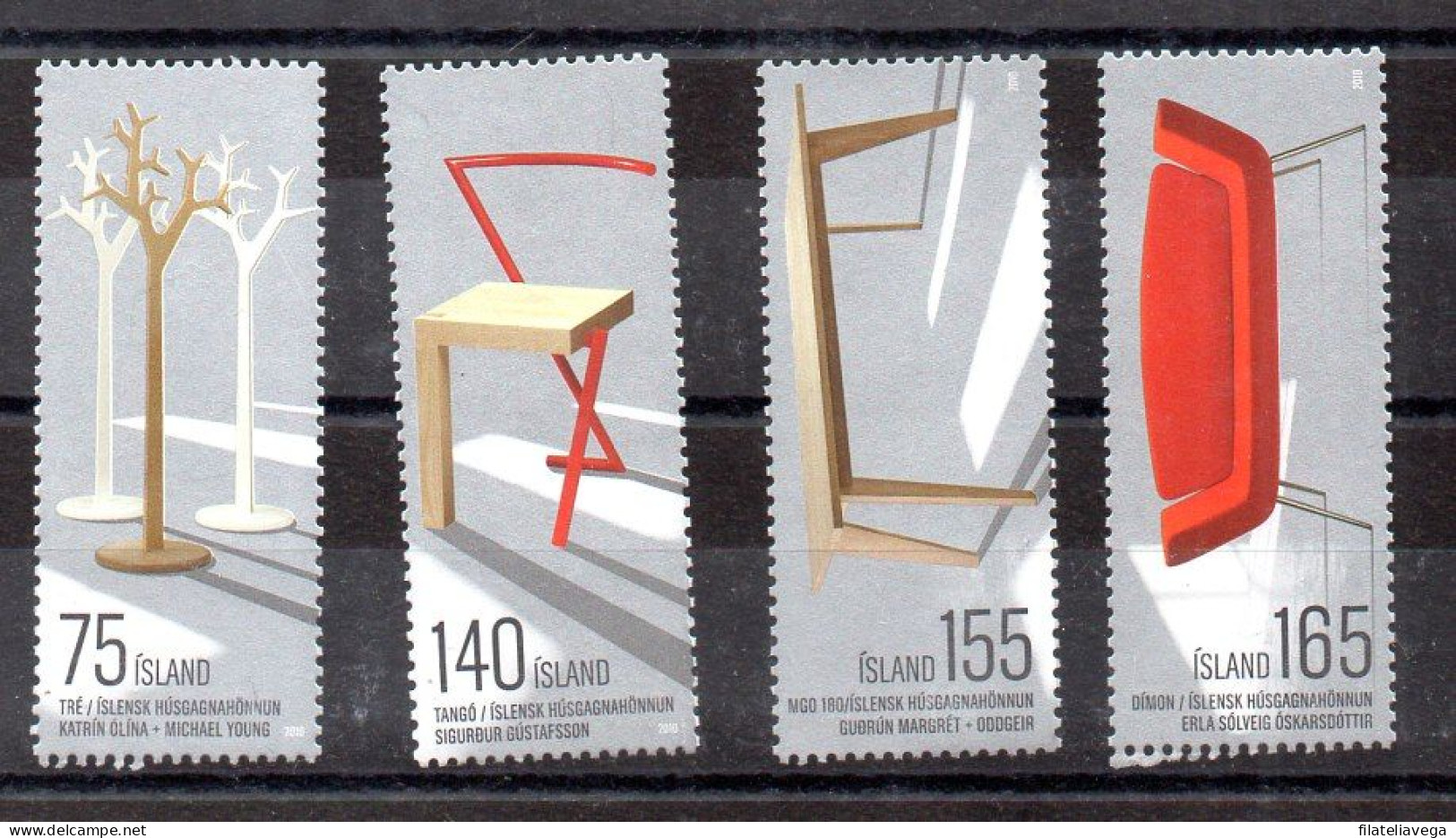 Islandia Serie Nº Yvert 1184/87 ** - Neufs