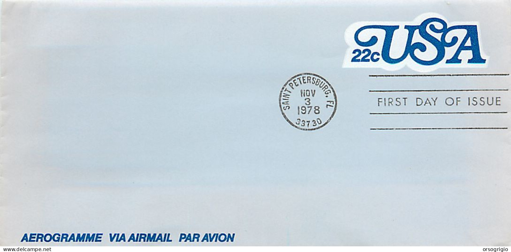 USA - FDC 1978 -  Air Mail    22c. - 1961-80