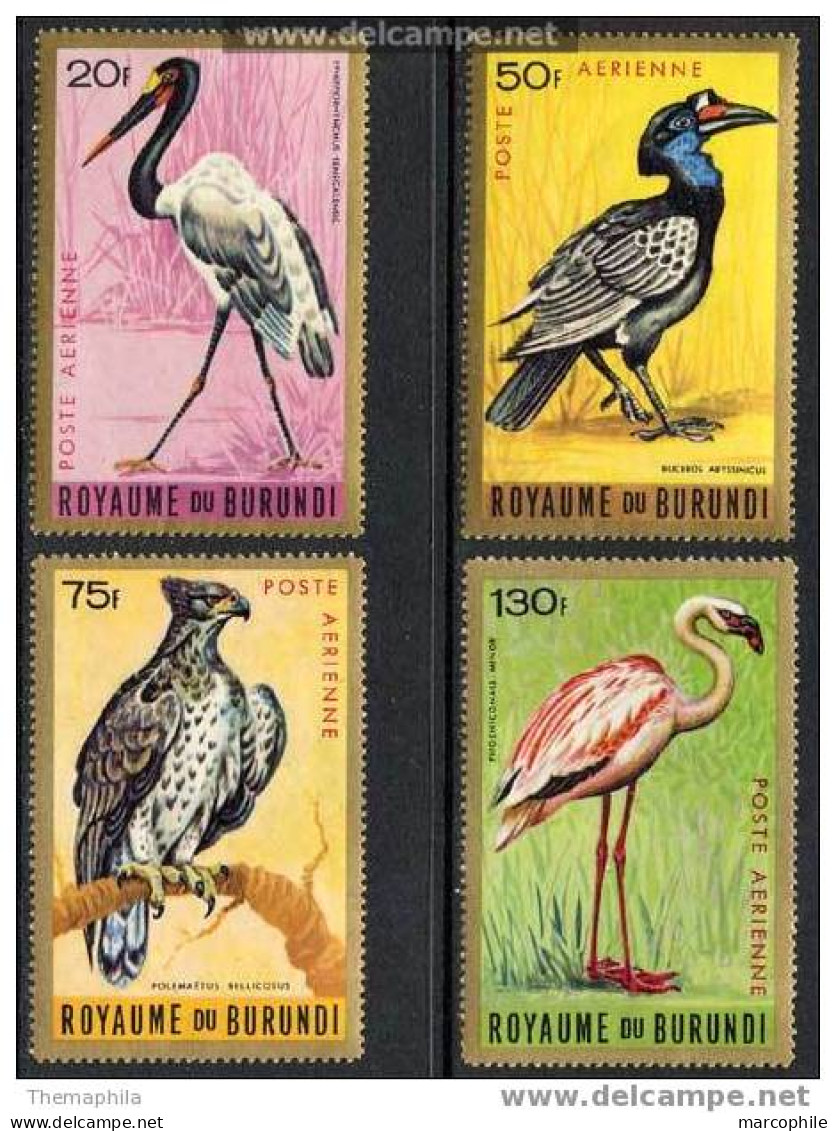 OISEAUX / BIRDS - BURUNDI Poste Aérienne # 487 à 495 ** / Cote 28.00 Euro (ref T140) - Flamants