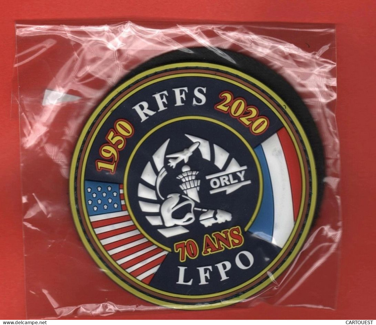 PATCH BSPP LES SAPEURS POMPIERS AEROPORTS ORLY - 70 Ans  Rescue And Fire Fighting Services - Pompiers