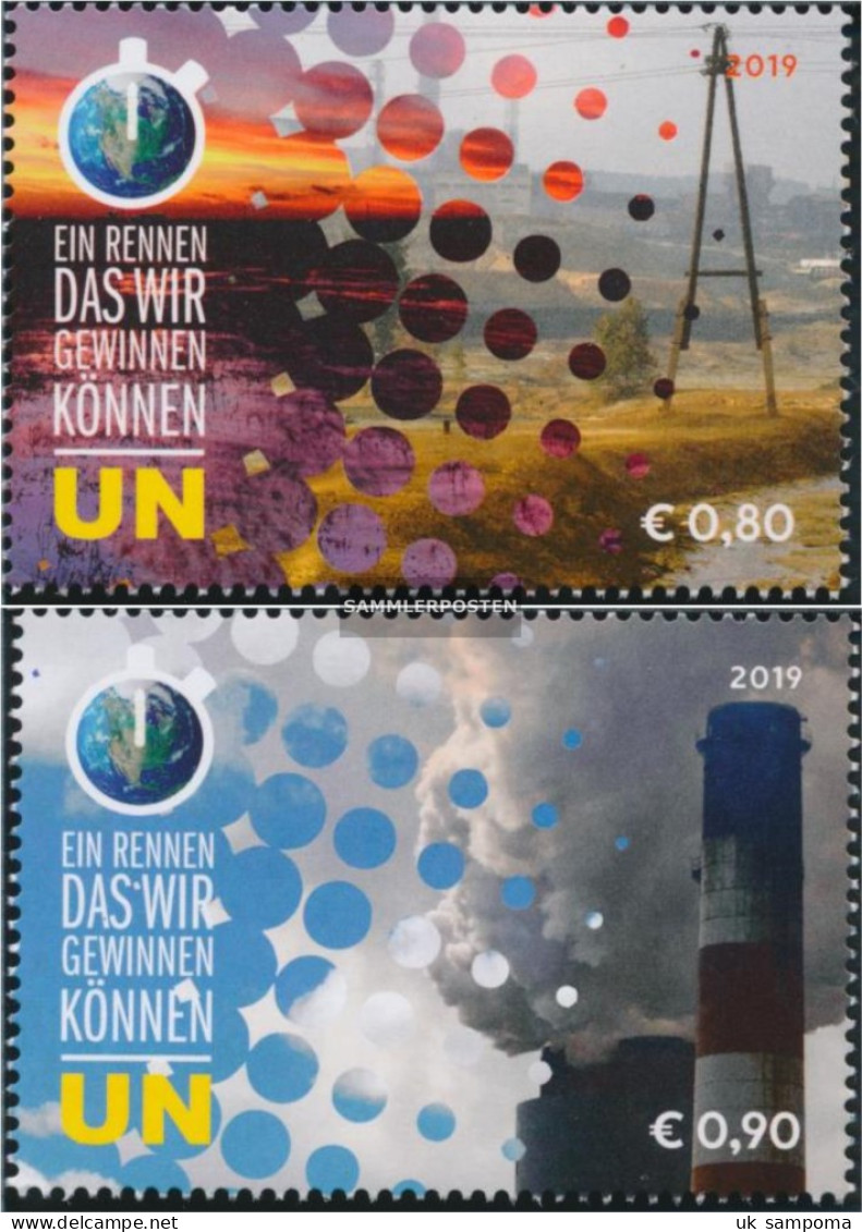 UN - Vienna 1067-1068 (complete Issue) Unmounted Mint / Never Hinged 2019 UN Klimagipfel - Ungebraucht