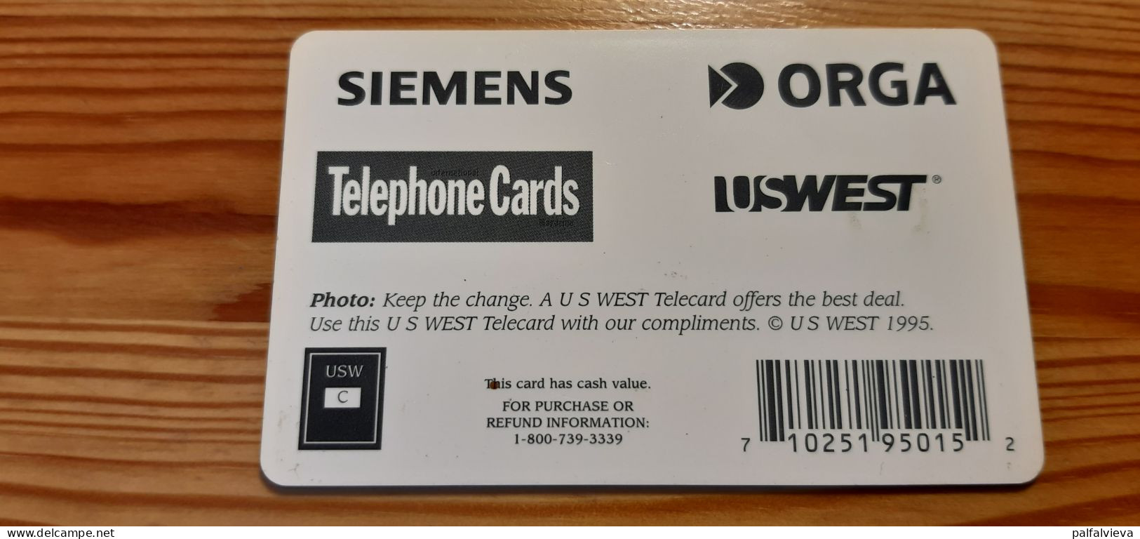 Phonecard USA, US West - CardEx 95. 1.000 Ex. - Chipkaarten