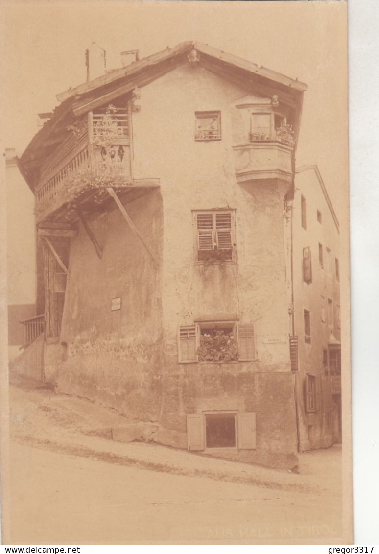 D4868) HALL In Tirol ? - Waldaufgasse - Altes HAus - FOTO AK 1917 Riepenhausen - Hall In Tirol