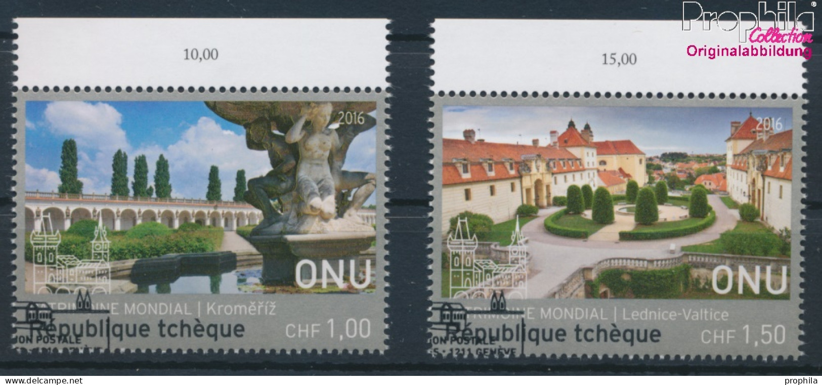 UNO - Genf 961-962 (kompl.Ausg.) Gestempelt 2016 UNESCO Welterbe (10196842 - Usados