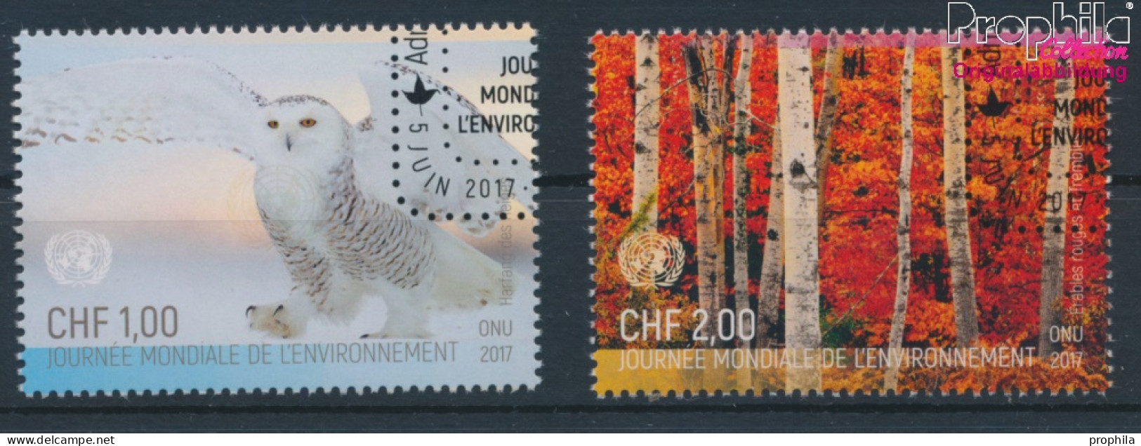 UNO - Genf 1008-1009 (kompl.Ausg.) Gestempelt 2017 Tag Der Umwelt (10196830 - Usados