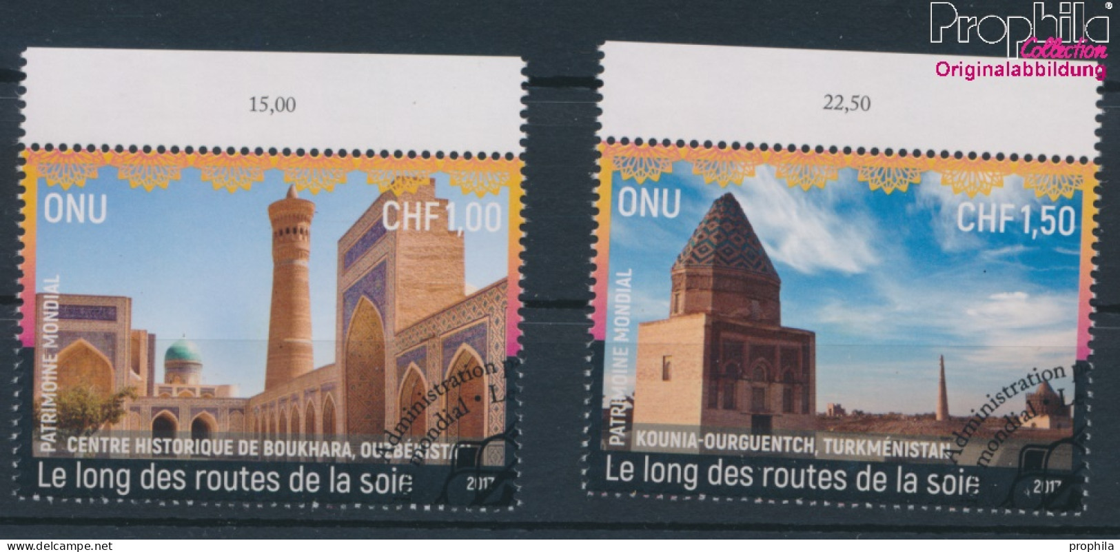 UNO - Genf 1010-1011 (kompl.Ausg.) Gestempelt 2017 Entlang Der Seidenstraße (10196803 - Used Stamps