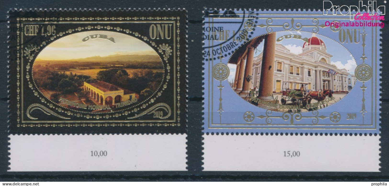 UNO - Genf 1098-1099 (kompl.Ausg.) Gestempelt 2019 UNESCO Welterbe Kuba (10196660 - Usati