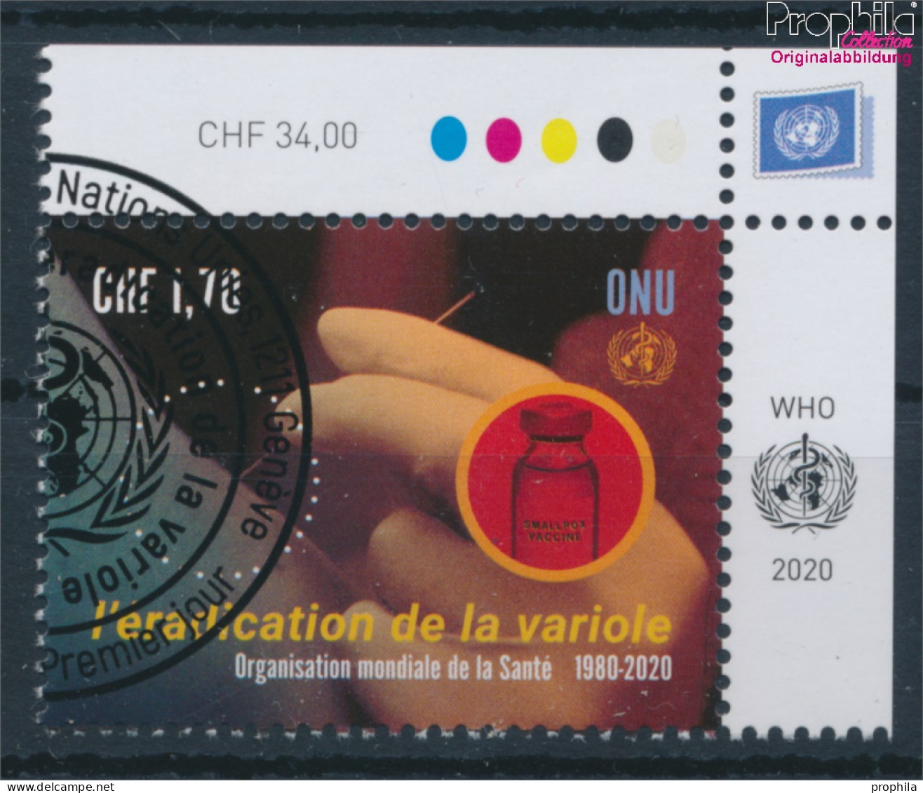 UNO - Genf 1114 (kompl.Ausg.) Gestempelt 2020 Ausrottung Der Pocken (10196647 - Usati