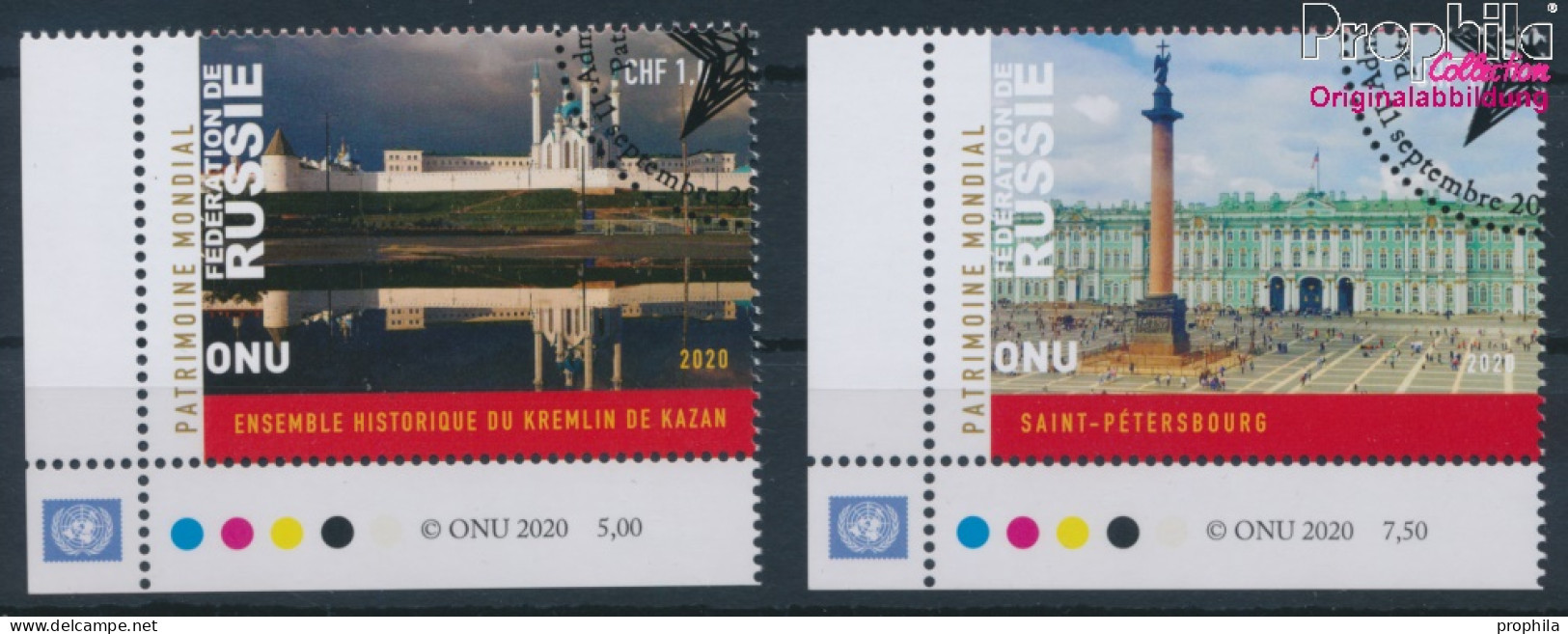 UNO - Genf 1117-1118 (kompl.Ausg.) Gestempelt 2020 Russische Föderation (10196623 - Usati