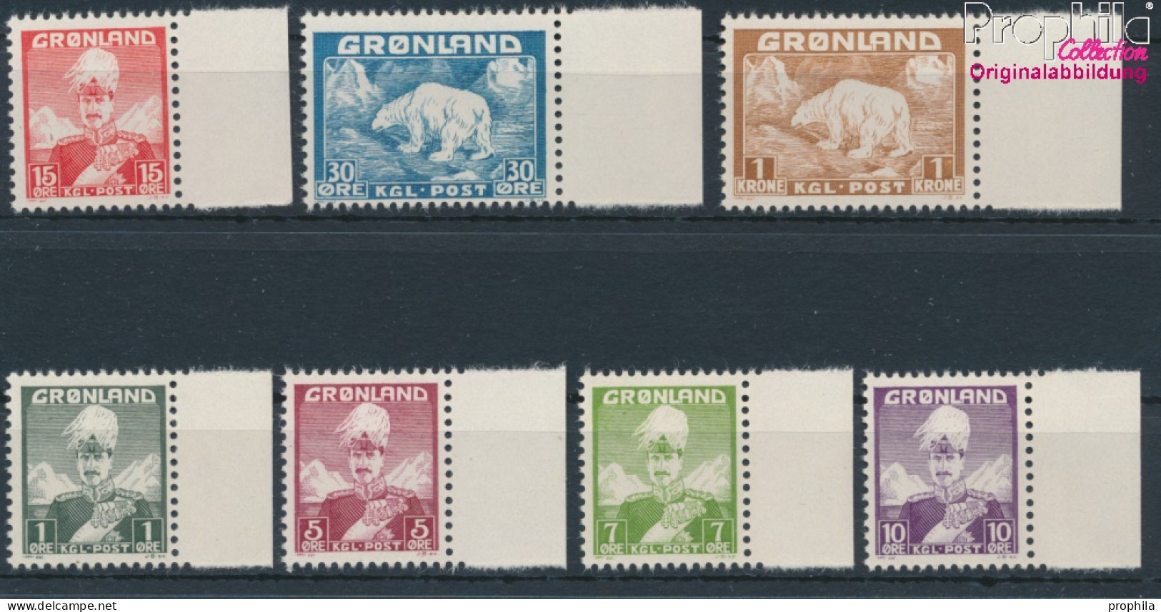 Dänemark - Grönland Postfrisch Christian X. 1938 König Christian X.  (10174193 - Used Stamps